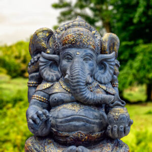 Ganesha szobor | Szürke | Nagy