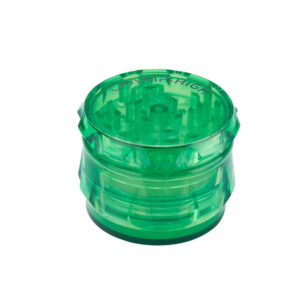 Sötétzöld akril grinder | Átlátszó