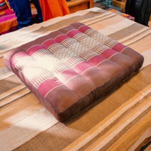 Thai ülőpárna | Barna-piros