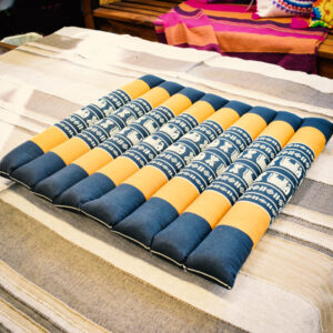 Thai ülőpárna | Kék-sárga