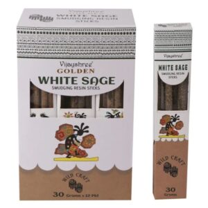 Fehér zsálya | Vijayshree | Smudging resin sticks