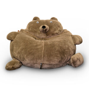 Plüss babzsákfotel | Babzsák állat | Barna Maci