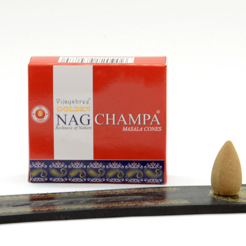 Vijayahree Golden Nag – masala | Prémium füstölő kúp