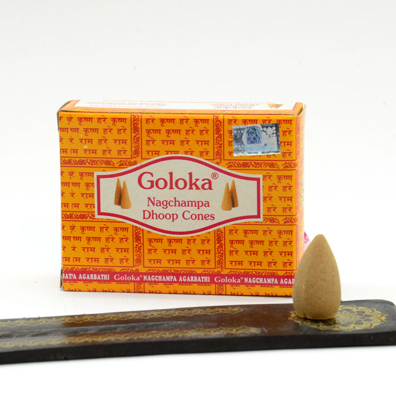 goloka nagchampa | Prémium füstölő kúp
