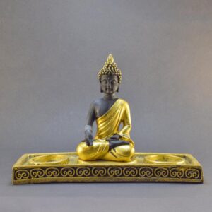 Arany lepel - Buddha mécsestató