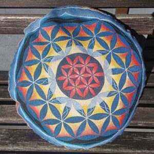 Prána párna meditációhoz, jógázáshoz, tönkölyhéjjal töltve