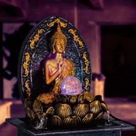 Arany Buddha csobogó 2 Buddha csobogó | Asztali szökőkút | Szobai csobogó