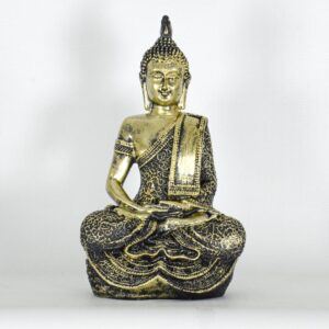 Fekete-arany Buddha szobor