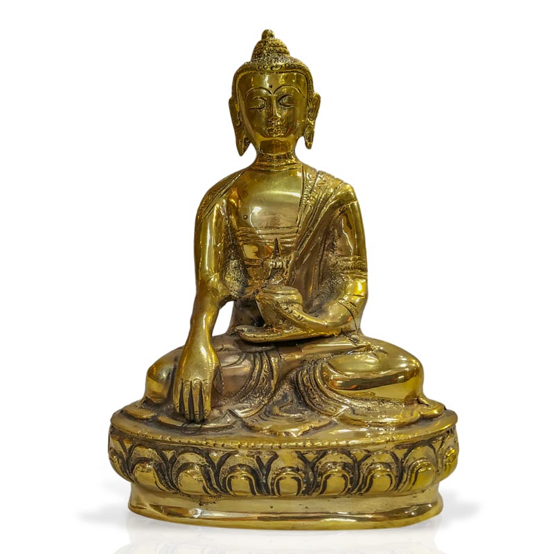 Gyógyító Buddha szobor | Réz |