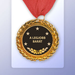 Vicces érem | Ajándék ötlet |  Ajándék ötlet férfiaknak | Ajándék ötlet barátnak ,,Legjobb barát" feliratú, vicces ajándéknak való érem 🎁🥇