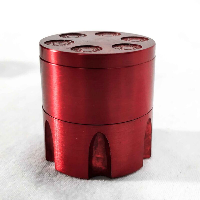 Piros Tölténytár grinder | Acél grinder | Dohányörlő | Fű morzsoló | Kannabisz morzsoló | Dohány morzsoló | Kannabisz grinder