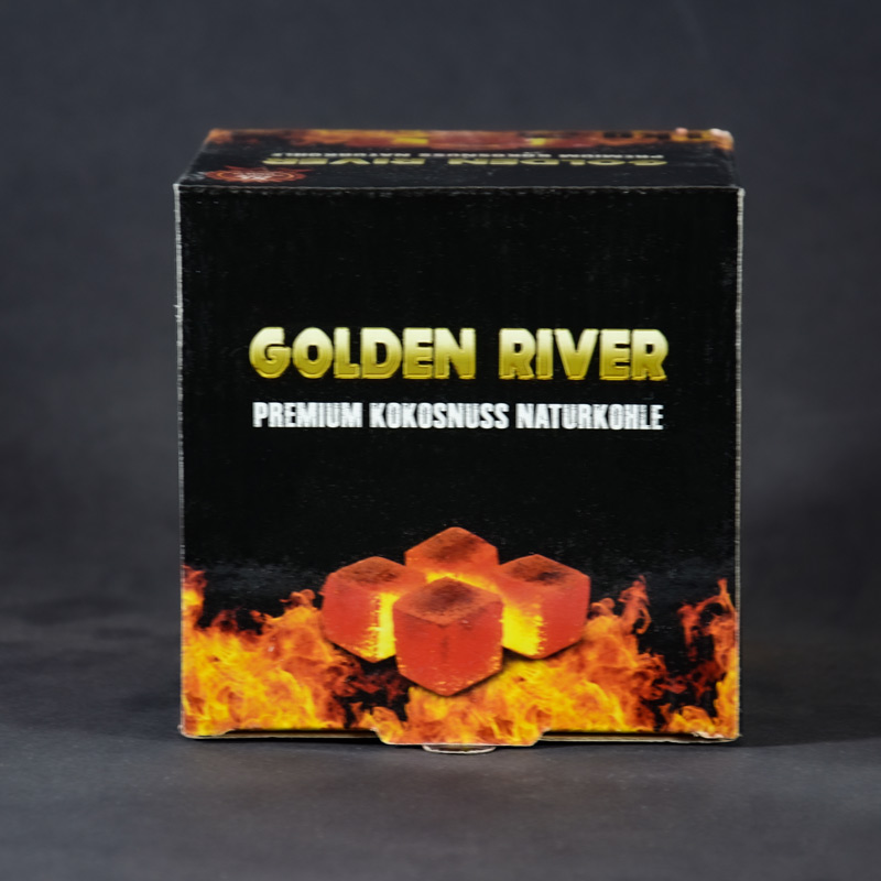 Természetes kókusz szén vízipipához - Golden river