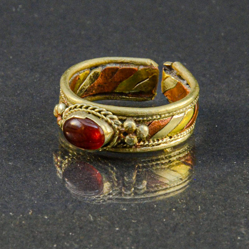 Vörös kvarc gyűrű | Ásvány gyűrű